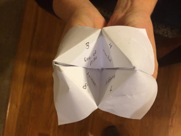 Beatitudes - Fortune Teller Example