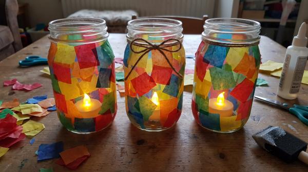 Salt & Light - Mason Jar Lanterns Example
